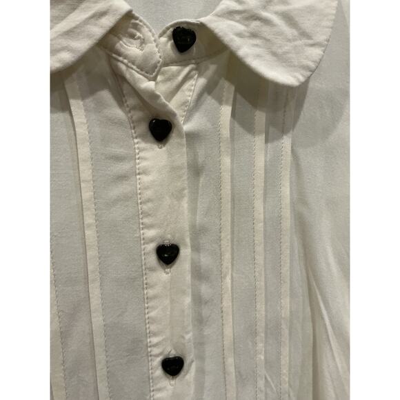 Thorn & Fable Frog & Mushroom Long Sleeve Shirt Size M Butterfly Coquette Kawaii - Picture 8 of 11